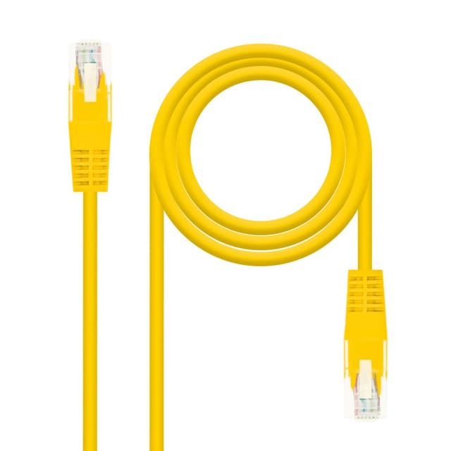 Detalle de nanocable RJ‑45 Cat 5e 50 cm