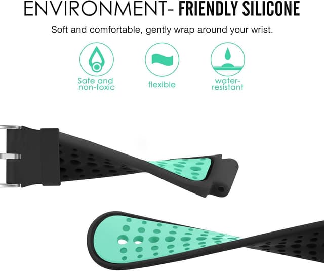 Detalle 2 de MoKo silicone strap for Garmin Forerunner 235 20mm