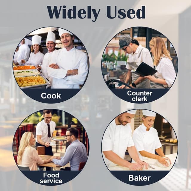 Thumbnail 6 de DiULi Chef Jacket short sleeve chefwear