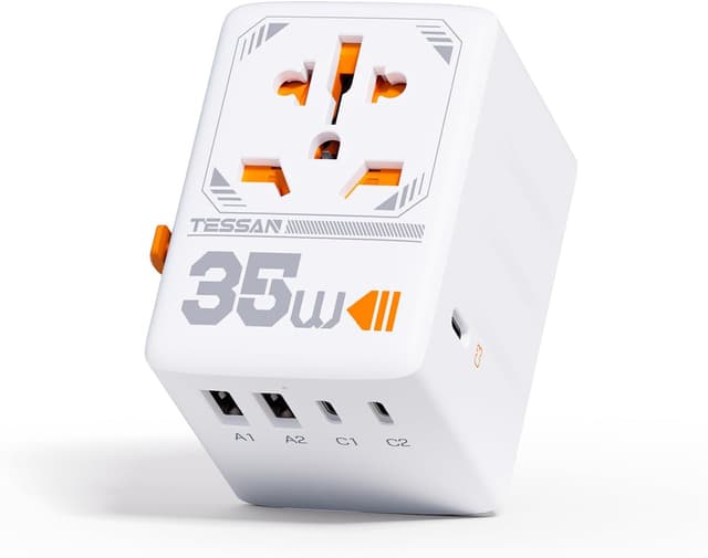Detalle de TESSAN 35W Reiseadapter Weltweit