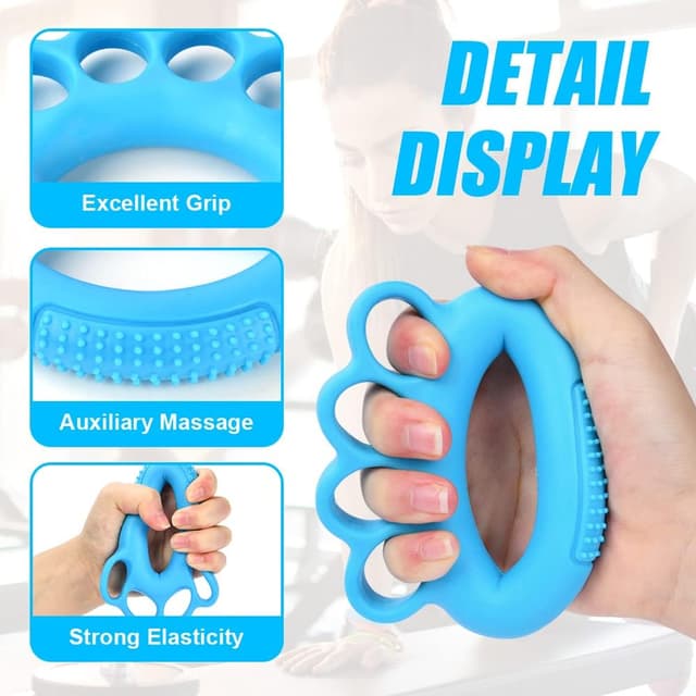 Detalle de Entrenador de dedos Vicloon fortalecedor de agarre