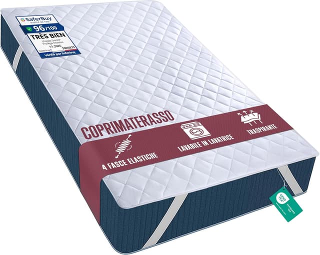 Imagen de Utopia Bedding Protezione per materasso 90x190 cm en OfertitasTOP