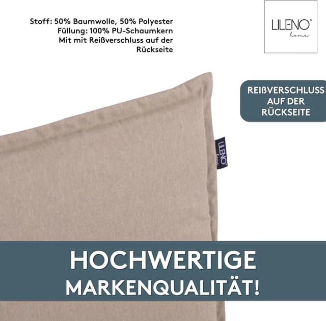 Thumbnail 5 de LILENO HOME Cojín para Silla de Jardín 🌿 Cómodo y Antideslizante