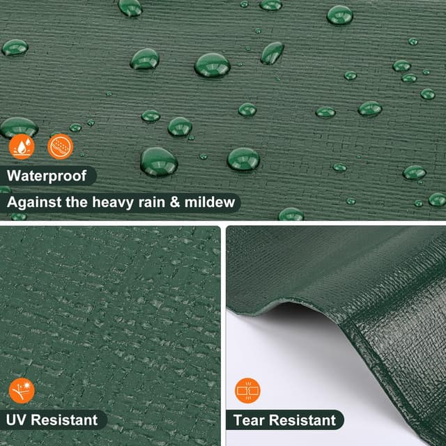 Thumbnail 5 de Patiobay Tarp 10x12 Feet 20 Mil Waterproof Tarp 🛶