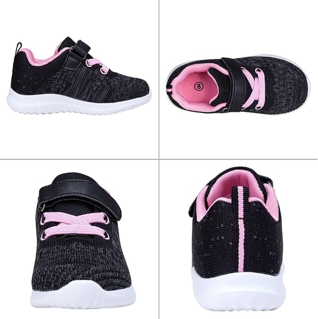 Detalle 1 de COODO Toddler/Little Kid Running Sneakers with Hook-and-Loop Closure