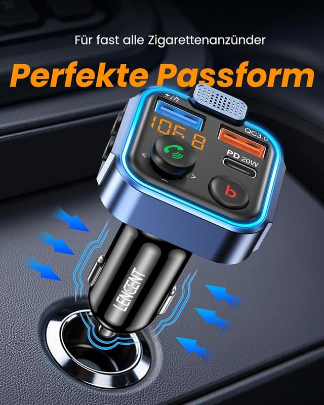 Thumbnail 6 de LENCENT 38W FM Transmitter Auto
