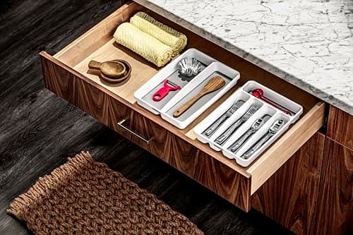 Thumbnail 1 de madesmart Mini Bandeja para Cubiertos en Cajón - Blanca 🥄