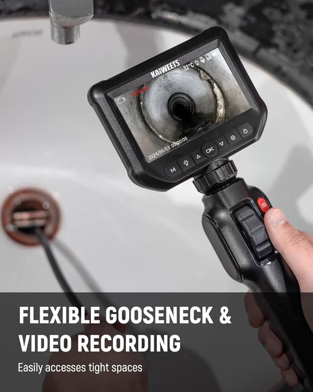 Thumbnail 5 de KAIWEETS Endoscopio 1080P 4,3"