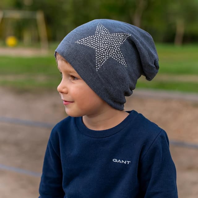 Thumbnail 2 de Miobo Slouch Beanie Mütze Baumwolle Strass