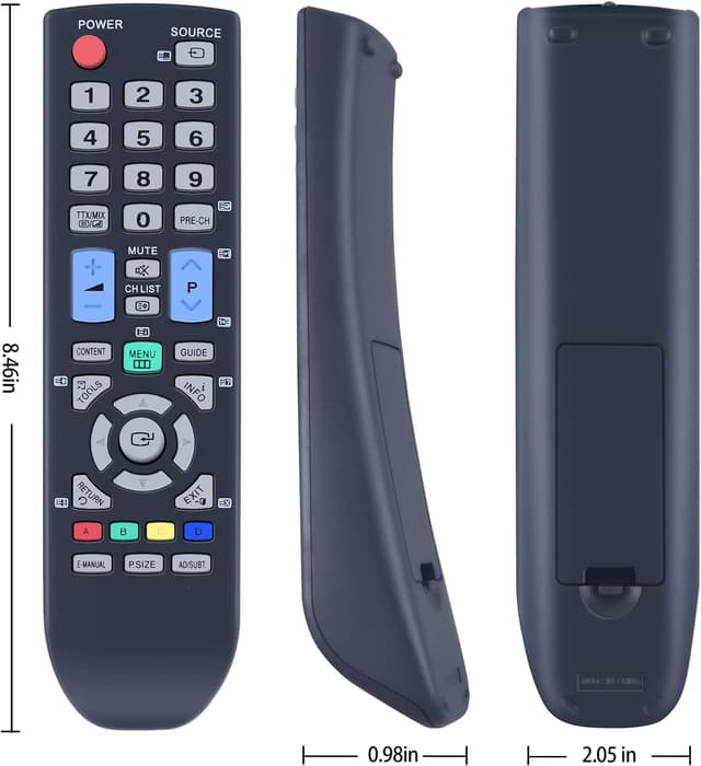 Thumbnail 6 de TCNOUMT AA59-00496A replacement remote for Samsung LCD/LED/Plasma TVs (AAA)