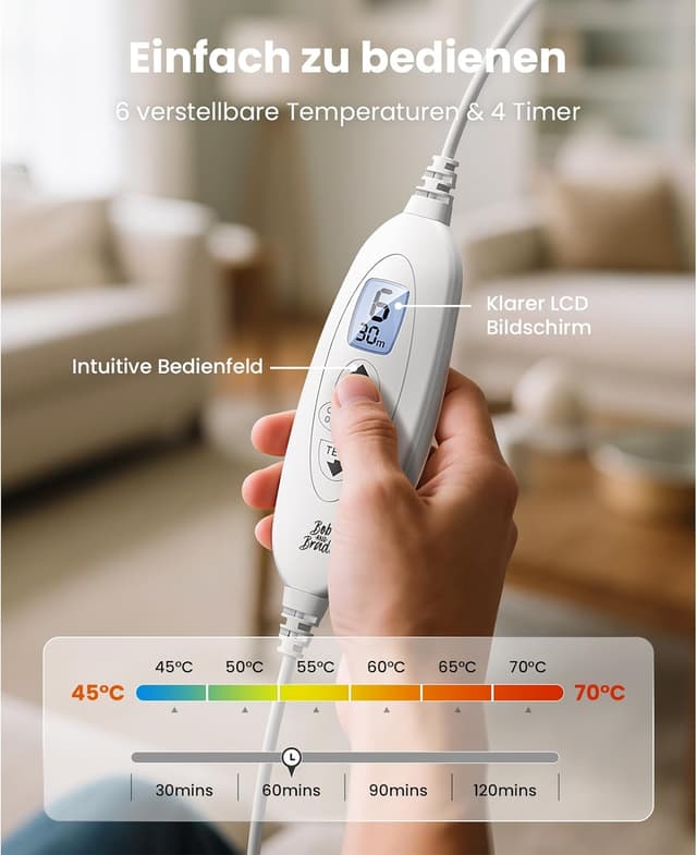 Thumbnail 4 de BOB AND BRAD Heizkissen 60×85 Wärmekissen für Rücken