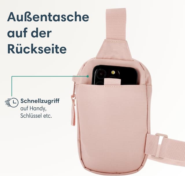 Thumbnail 6 de LARKSON Nils Brusttasche Anti-Diebstahl Umhängetasche für Reise, Festival & City