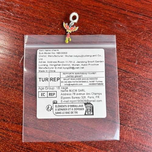 Thumbnail 6 de BOIGEGU Fénix Charms de plata de ley 925 con circonita cúbica (compatible con pulseras tipo Pandora)