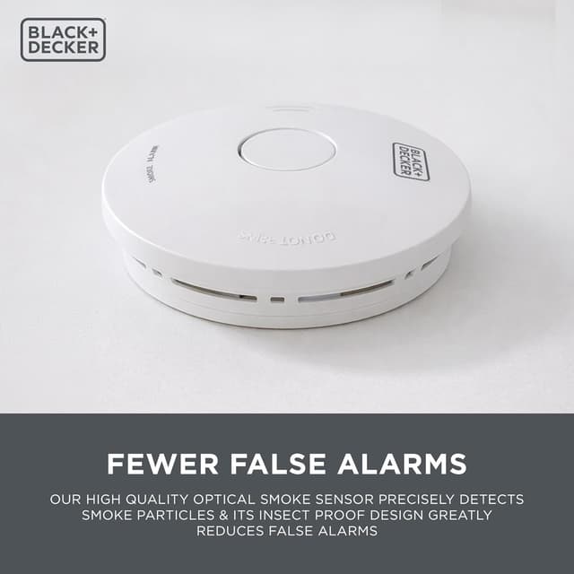 Thumbnail 3 de BLACK+DECKER Smoke Alarm 10‑year battery 🔔