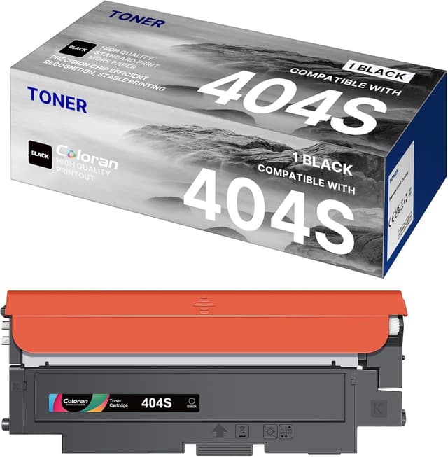 Detalle de Coloran CLT-K404S Schwarz Toner (1er-Pack) kompatibel mit Samsung Xpress C480W/C480FW