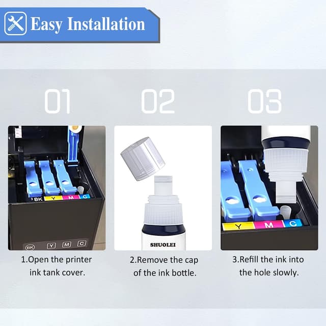 Detalle 2 de EPSON 104 Tintenpatronen kompatibel 4er Pack