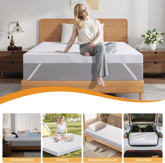 Thumbnail 6 de Sleremind Matratzen Topper 140x200, 5 cm