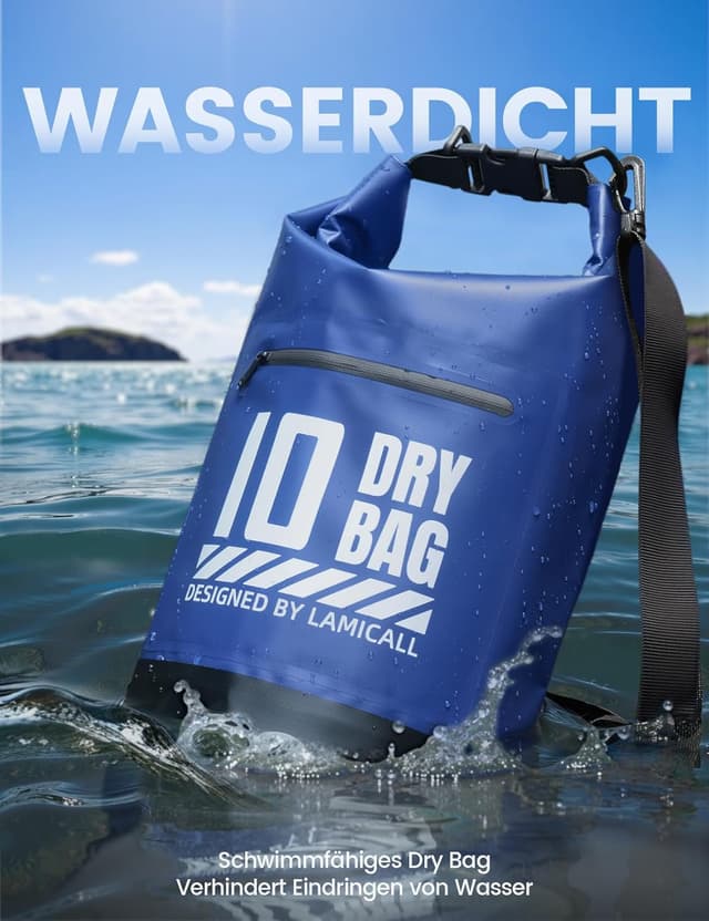 Detalle de Lamicall Drybag wasserfeste Tasche 40L
