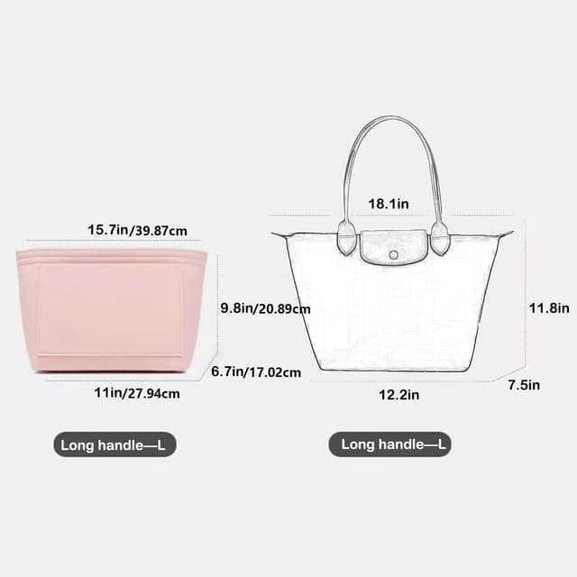 Thumbnail 6 de D.DUO Bag Insert Organizer L for LongHandle tote