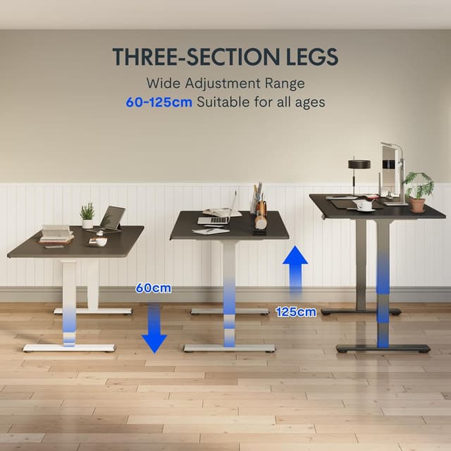 Detalle 1 de FLEXISPOT scrivania regolabile 140×80, 100 kg