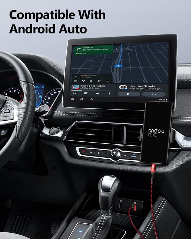 Detalle de SUNGUY USB-C Kabel (15 cm) – USB 3.1 Gen2 mit bis zu 10 Gbps, 3A Schnellladen & Android Auto