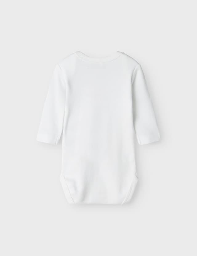 Detalle 2 de NAME IT Nbfbody 3 pezzi con maniche lunghe lilla pastello “Petit Flower”, taglia 9 mesi