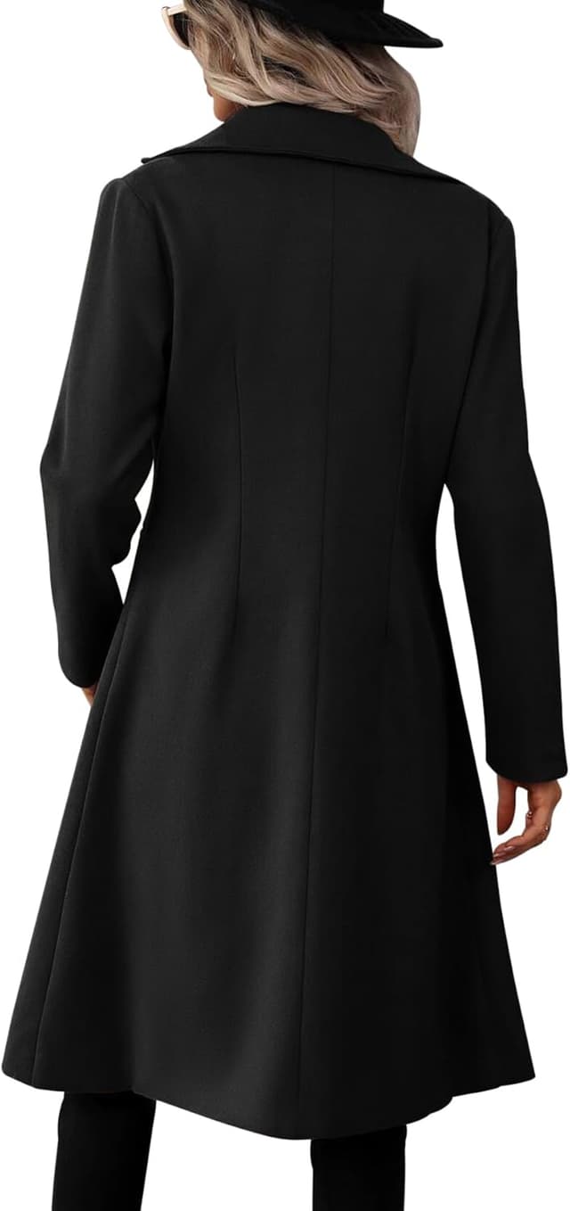 Detalle 2 de Danedvi Women's Long Double Breasted Coat ⚙