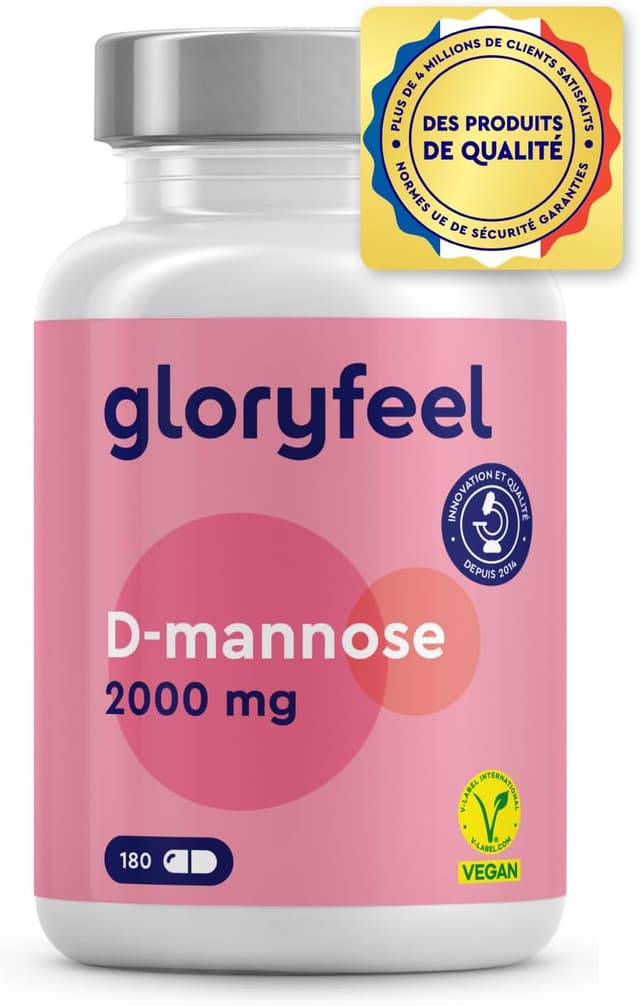 Detalle de D-Mannose Pur 2000mg 180 capsules