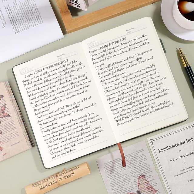 Thumbnail 3 de A5 leather journal with 360 pages