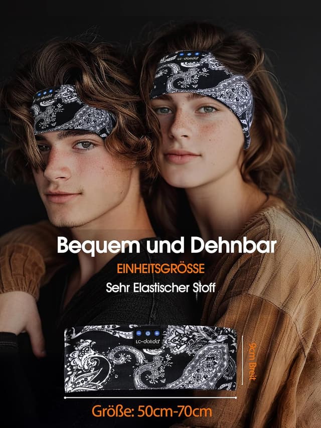 Thumbnail 6 de LC-dolida Auriculares Inalámbricos para Dormir 🎧 Regalo Hombre y Mujer