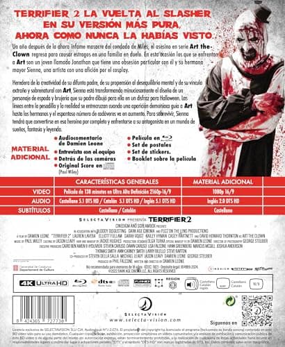 Detalle 2 de Terrifier 2 Edición Coleccionista 4K 📀