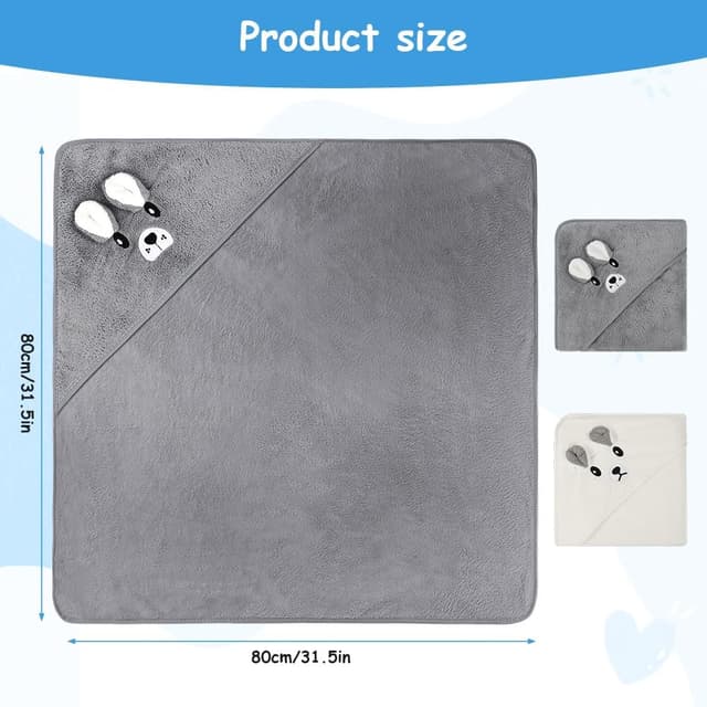 Thumbnail 2 de Aolso Cape de Bain Bébé 80 x 80 cm