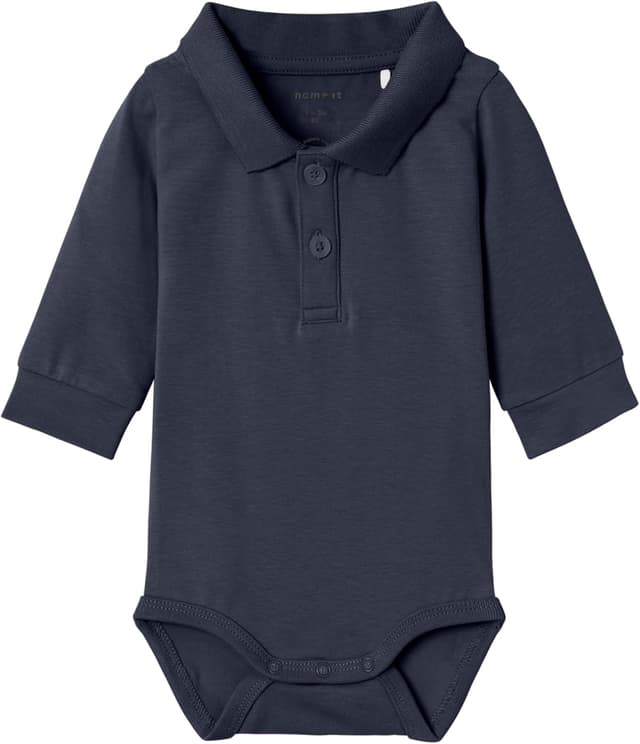 Detalle de NAME IT Boy Strampler Polohemd für Babyjungen