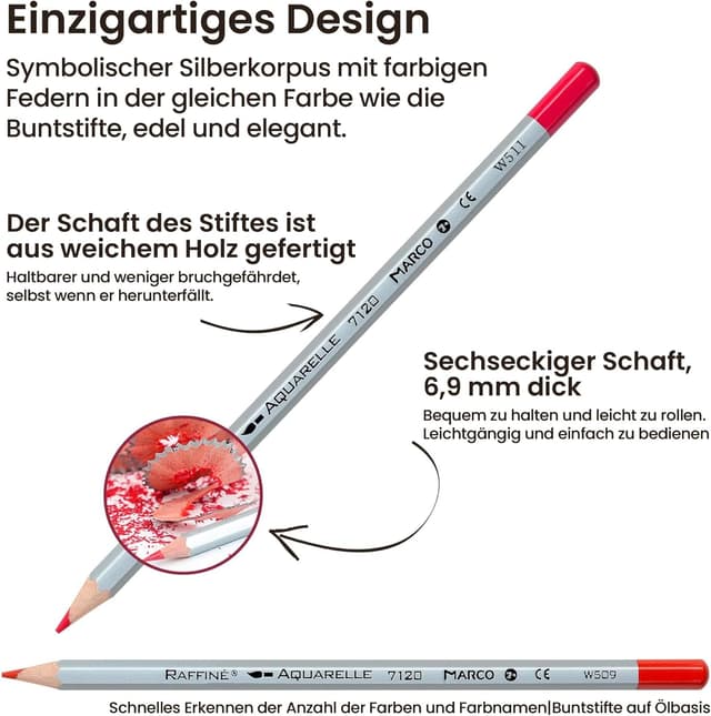 Thumbnail 1 de Marco 36 Farben Buntstifte D7100-36TN