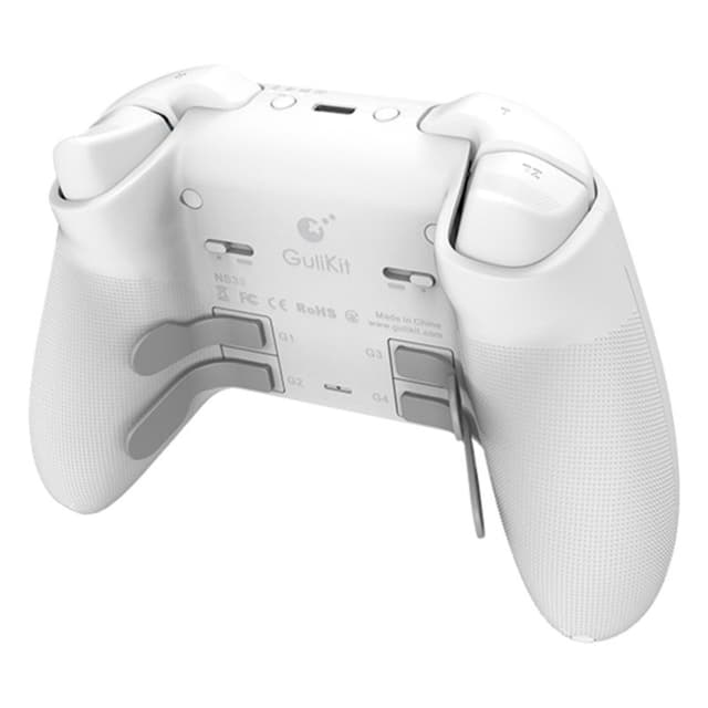 Detalle 2 de Gulikit KK3 Max Gamepad Retro blanco para Nintendo Switch
