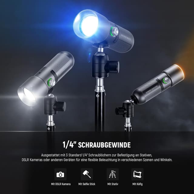 Thumbnail 5 de NEEWER FL10 Fotografie Taschenlampe 10W