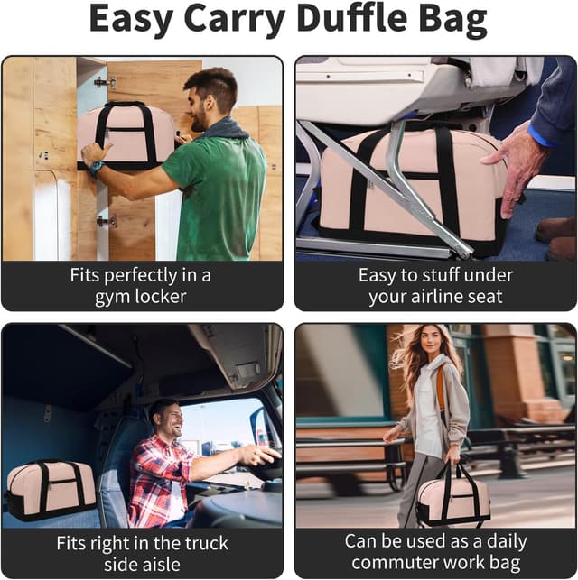 Detalle 2 de YoKelly Mini Reisetasche Sporttasche 18L „Small Duffel Bag XS“ (rosa), Schulsport- & Weekender-Bag