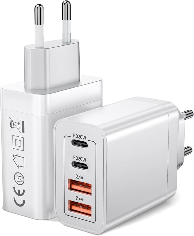 Detalle de Caricatore USB 40W 4 porte