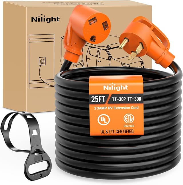 Detalle de Nilight 30 Amp 25FT RV Extension Cord