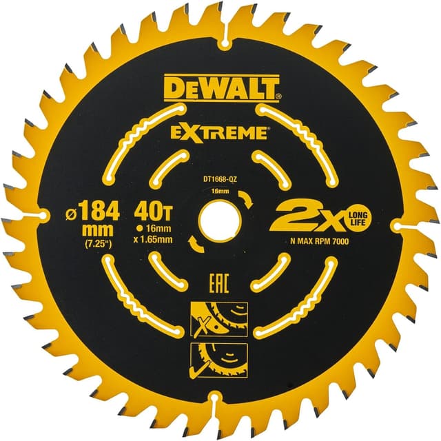 Imagen de DeWalt DT1668-QZ Hoja 184 mm 40 Zähne en OfertitasTOP
