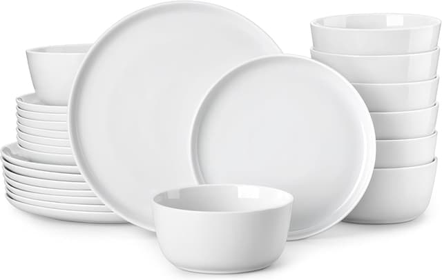 Imagen de MALACASA LEXI 24-Piece Porcelain Set 26 oz en OfertitasTOP