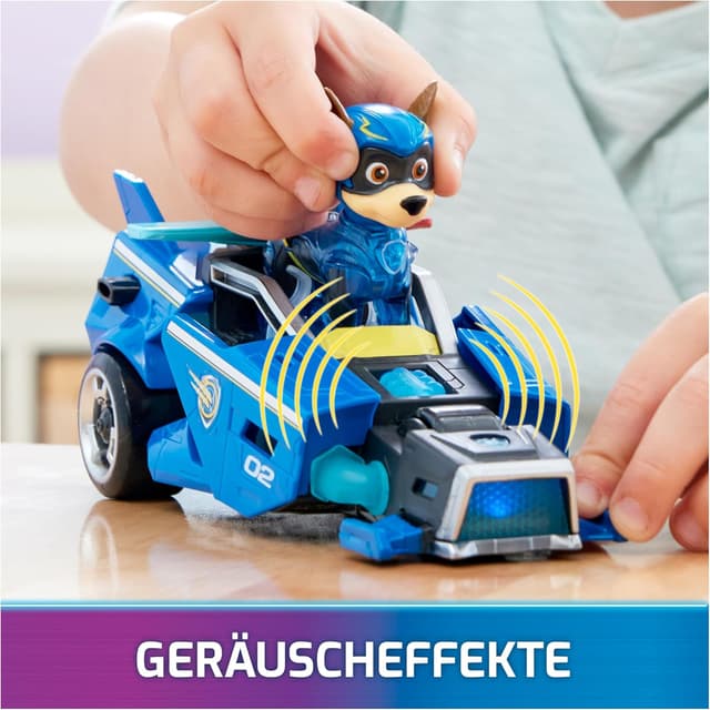 Detalle 2 de PAW Patrol Mighty Kinofilm Chase Polizeiauto 17 cm
