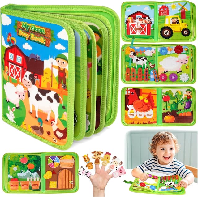 Imagen de Busy Board Montessori Lernspielzeug 12+ Monate en OfertitasTOP