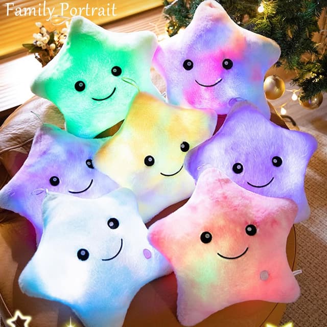 Thumbnail 6 de Kyduu Leuchtkissen – leuchtender Stern für Kinderzimmer & Deko, bunt-blau