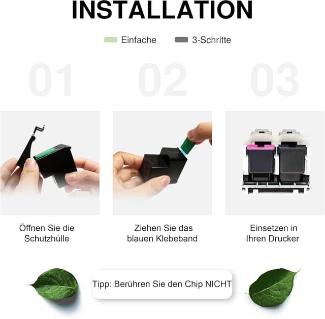 Thumbnail 6 de Economink 560 561 XL Patronen für Canon TS5350i TS7450i ⌚ 1 Schwarz, 1 Farbe