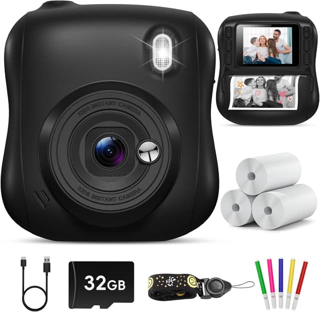 Detalle de Hangrui Kinderkamera 14MP Sofortbild für Kinder