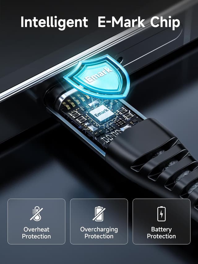 Detalle 1 de ZKAPOR USB-C auf USB-C Kabel 30 cm