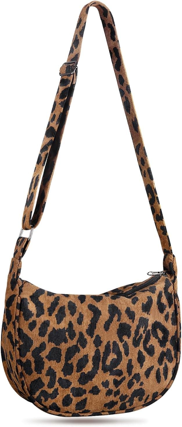 Detalle de FITDON Halbmond Tasche Damen Crossbody – Hobo Casual Umhängetasche mit verstellbarem Schultergurt