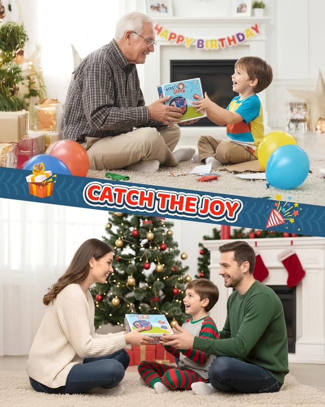 Detalle 2 de Toss and Catch Ball Game Set 4 paddles