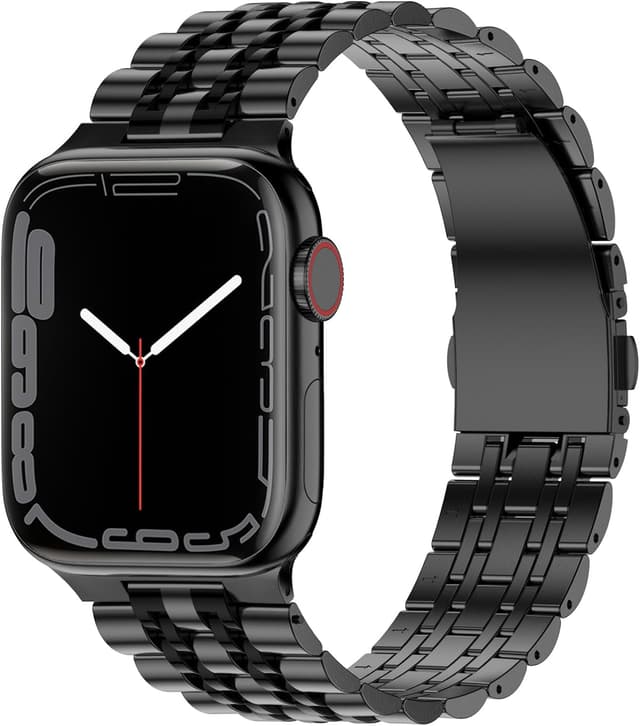Detalle de Anlinser metal Apple Watch strap 46mm